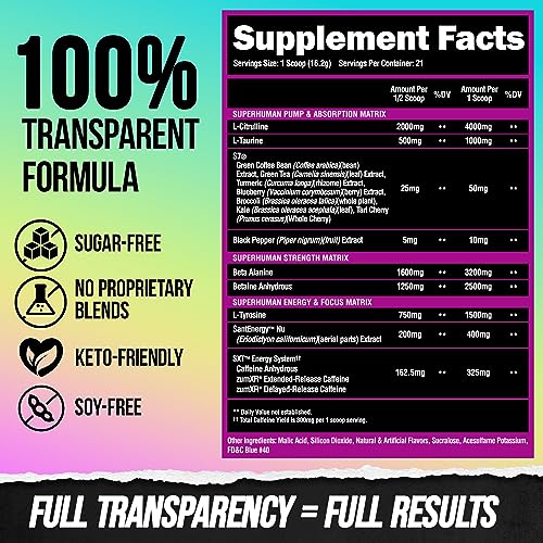 ALPHA LION Superhuman Pre Workout Powder, Beta Alanine, L-Taurine & Tri-Source ALPHA LION buy supplements canada