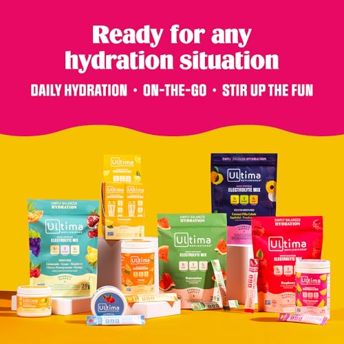 Ultima Replenisher Daily Electrolyte Drink Mix – Mocktini Variety, 18 Stickpacks – Hydration Ultima Replenisher buy supplements canada