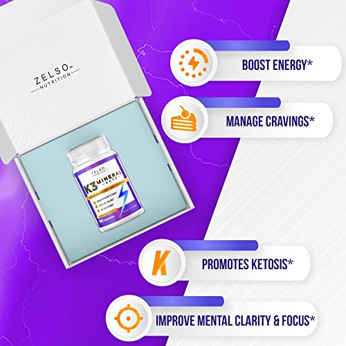 Zelso K3 Mineral Capsules - 60 Count, Advanced Ketogenic Weight Loss and Energy Support Formula ZELSO buy supplements canada