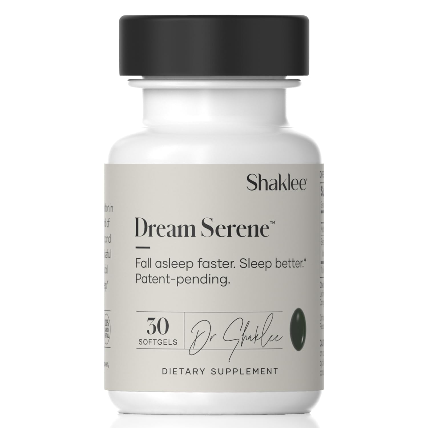 Shaklee - Dream Serene™ Melatonin Sleep Aid - Fall Asleep Faster, Wake Up Refreshed - with Melatonin, Valerian, Lemon Balm, L-Theanine - for Ultimate Beauty Sleep - 30 Softgels Shaklee buy supplements canada