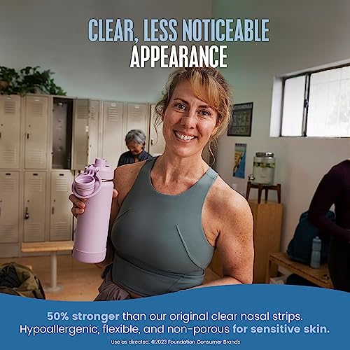 Breathe Right Nasal Strips | Extra Strength | Clear | For Sensitive Skin Breathe Right buy supplements canada