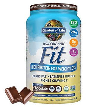 Garden of Life Raw Organic Fit Vegan Protein Powder Chocolate, 28g Plant Based Protein Garden of Life buy supplements canada