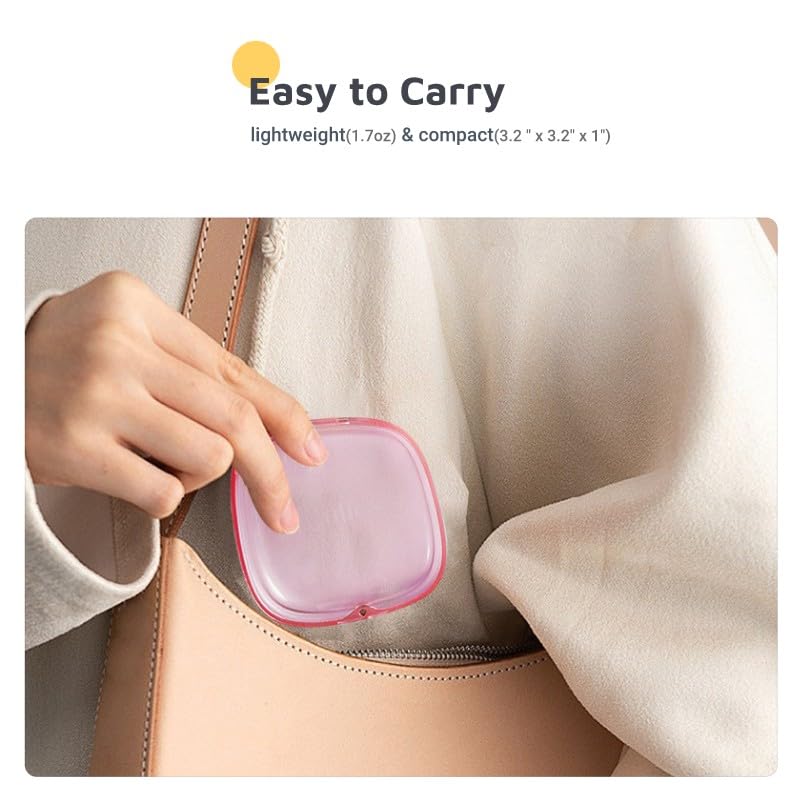 Slim Transparent Aligner Case with Magnetic Closure, Small Compact Retainer Holder Fits Maobuli buy supplements canada