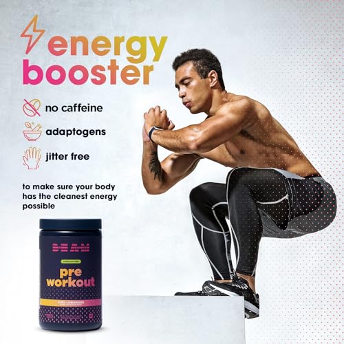 BEAM Be Amazing Vegan Stim Free Pre-Workout Powder | Energy Booster Powdered Drink BEAM buy supplements canada