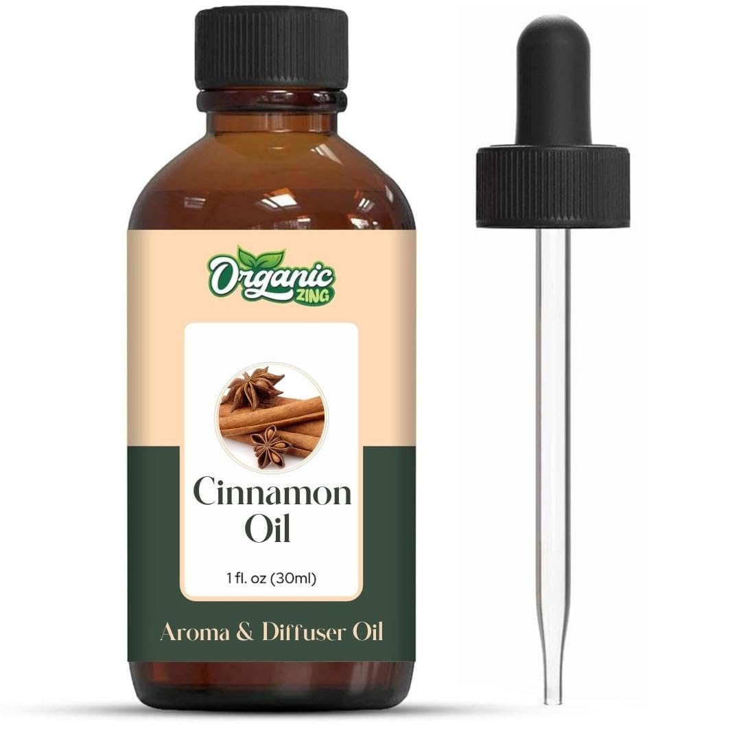 Organic Zing Cinnamon Aroma & Diffuser Oil for DIY Candle & Soap Making - Oil - 30 ml ORGANIC ZING buy supplements canada