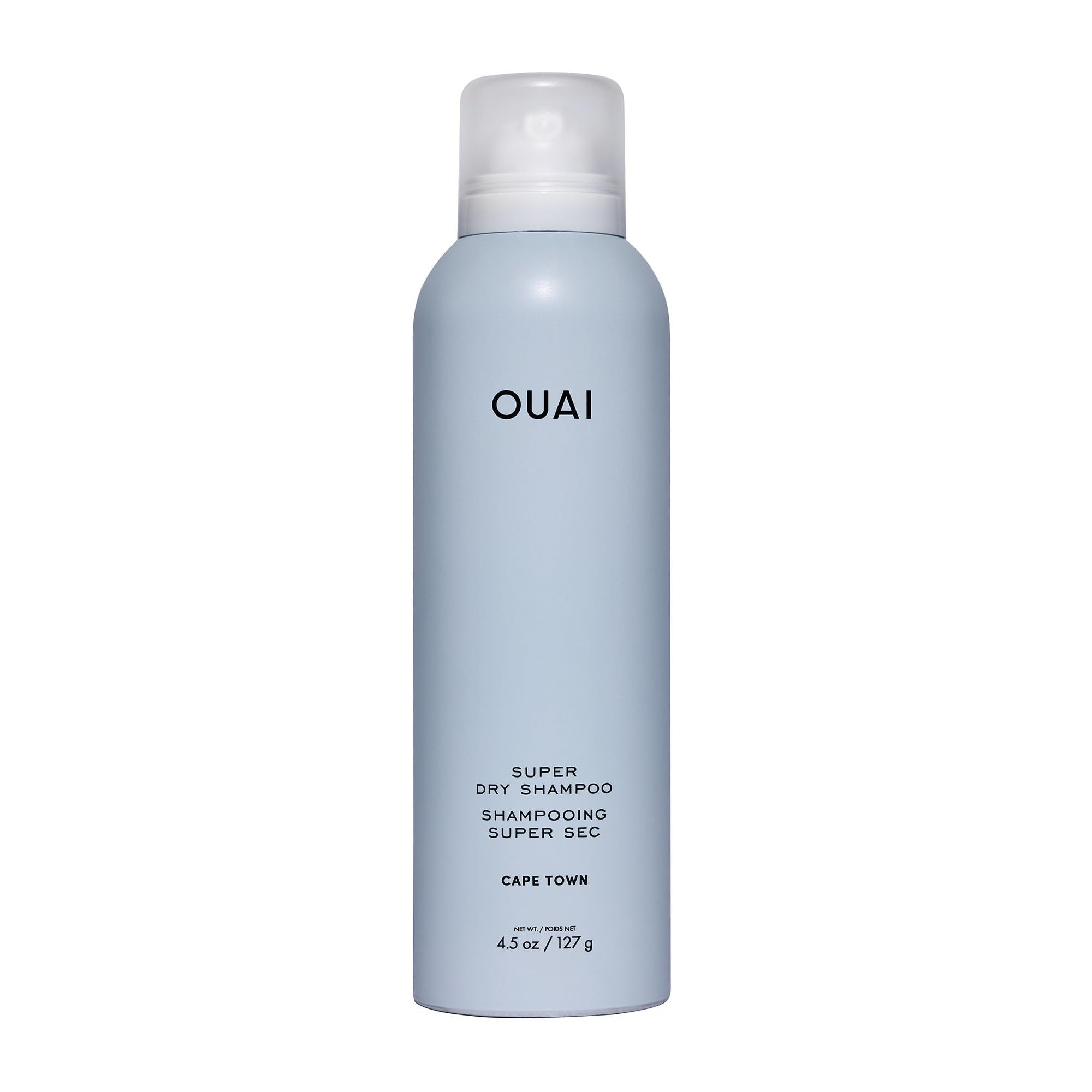 OUAI Super Dry Shampoo - Volumizing Dry Shampoo - Absorbs Oil, Dirt & Sweat - Blends Seamlessly into Hair with Zero Residue & Enriched with a Long-Lasting Scent - Cape Town (4.5 oz) OUAI buy supplements canada