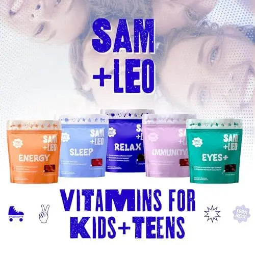 SAM+LEO Immunity Gummies with Elderberry, Echinacea, Zinc & Vitamin C for Kids & Teens – Immune Support Supplement Gummies | SAM+LEO buy supplements canada