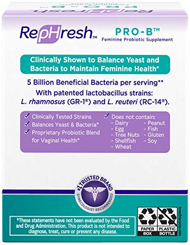 Rephresh Pro-B Probiotic Supplement for Women, 30 Oral Capsules (Pack of 2) Rephresh buy supplements canada