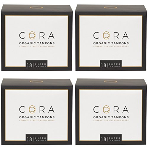 Cora Organic Applicator Tampons | Super Absorbency | 100% Organic Cotton, Unscented, BPA-Free Cora buy supplements canada