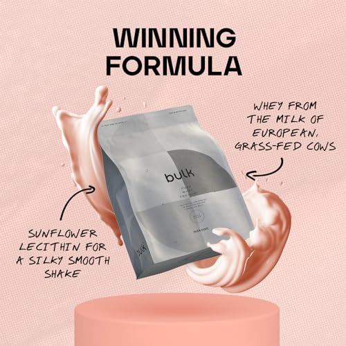 Bulk Pure Whey Protein Powder Shake, Berries and Cream, 2.5 kg, Packaging May Vary Bulk buy supplements canada