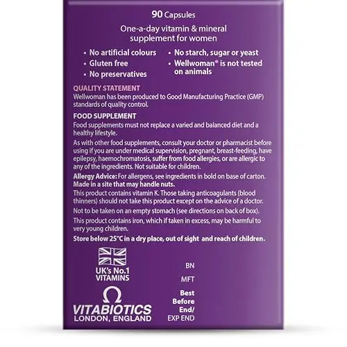 WELLWOMAN ORIGINAL CAPS Wellwoman buy supplements canada