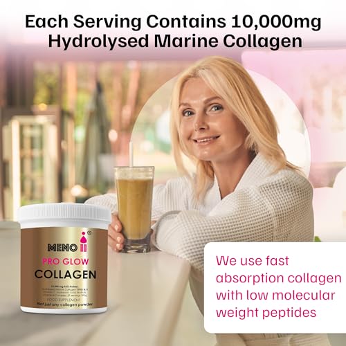 Meno II PRO Glow Marine Collagen Powder 10,000mg - High-Potency Supplements for Women Skin Hydration Meno II buy supplements canada