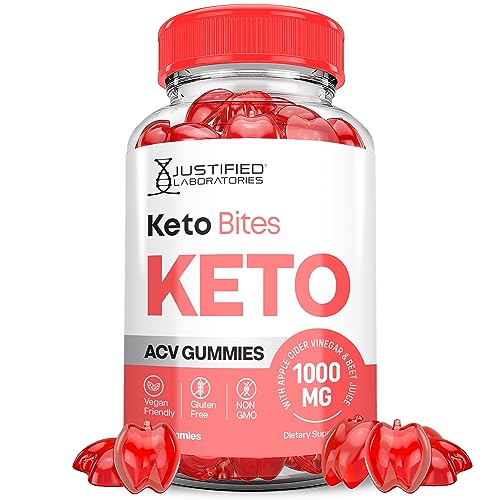Justified Laboratories Keto Bites Keto ACV Gummies 1000MG Vegan Non GMO with Pomegranate Justified Laboratories buy supplements canada