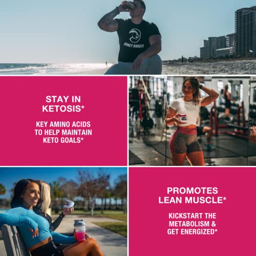 Honey Badger Pre Workout Powder, Keto Vegan Preworkout for Men & Women with Vitamin C Honey Badger buy supplements canada