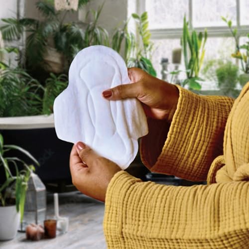 L. Pure Cotton Topsheet Pads for Women, Regular Absorbency, Ultra Thin Pads with Wings L. buy supplements canada