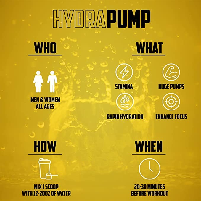 HydraPump | #1 New Stim Free Pre Workout Powder w/ Nitric Oxide Booster, Electrolytes EPN Supplements buy supplements canada
