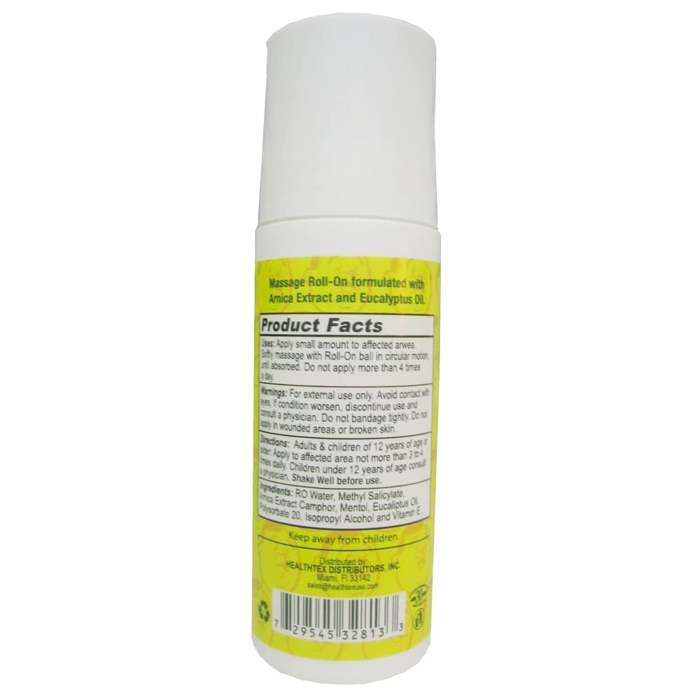 Dr Sana Arnica Roll-On. Topical Analgesic and Moisturizer. Soothes Dry and Cracked Skin. 3 oz. Pack of 6 Dr. Sana buy supplements canada