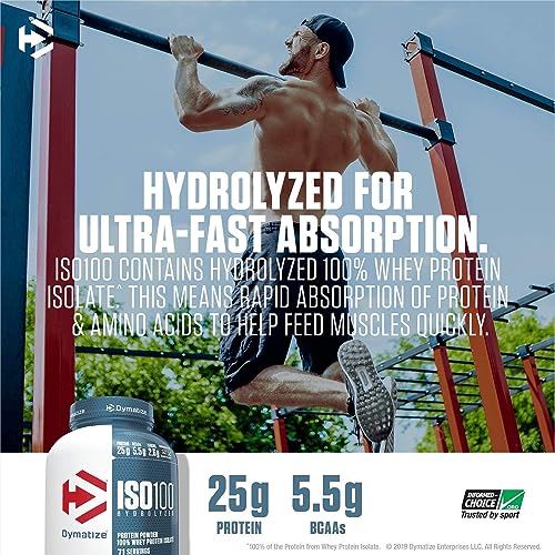 Dymatize ISO 100 Whey Protein Powder with 25g of Hydrolyzed 100% Whey Isolate Dymatize buy supplements canada