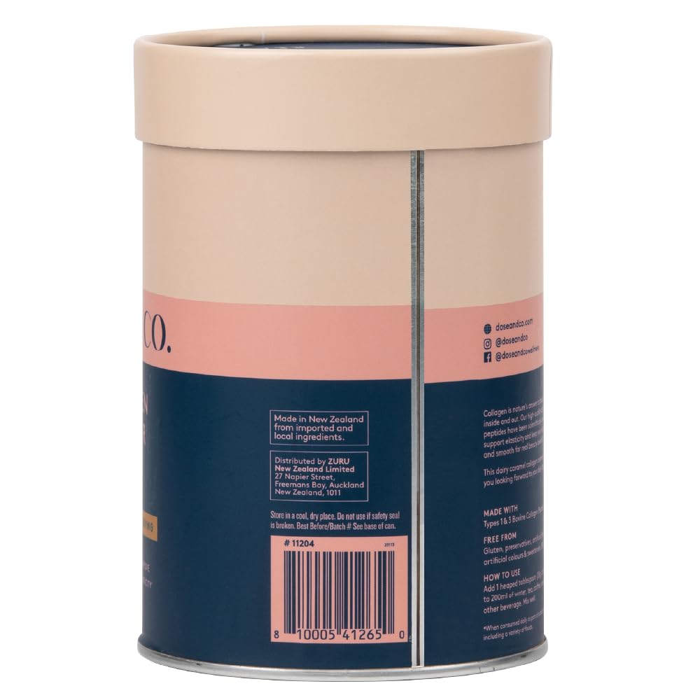 Dose & Co Collagen Creamer in Caramel Flavour - 340g Powder Supplement DOSE & CO buy supplements canada