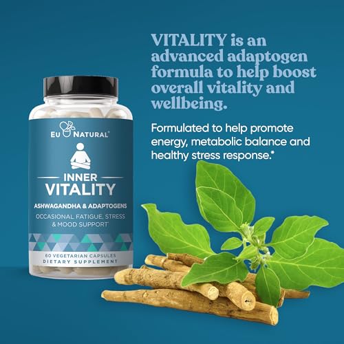 Eu Natural Vitality Cortisol Manager – Fight Fatigue, Feel Calm & Balanced – Healthy Cortisol Eu Natural buy supplements canada