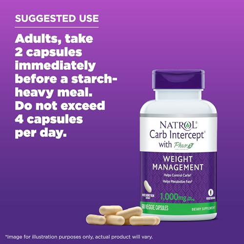 Natrol Carb Intercept with Phase 2 Starch Neutralizer, 60 Capsules Natrol buy supplements canada