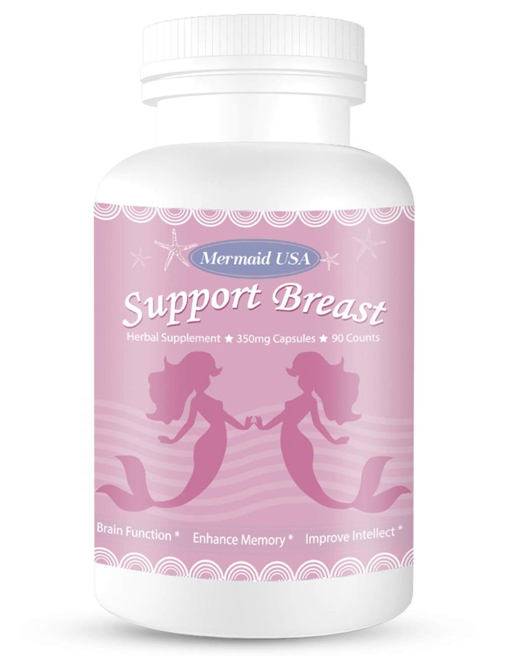M.U Natural Breast Enhancement Pills Support Breasts Health Lift Firm Healthy Supplement Natural and Green Herb to PRO Formula Mermaid USA M.U buy supplements canada