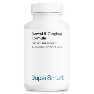 Supersmart - Dental & Gingival Formula (Patented) - Oral Care Supplement - with TEES-10 | Non-GMO & Vegan - 60 Vegetarian Capsules Supersmart buy supplements canada