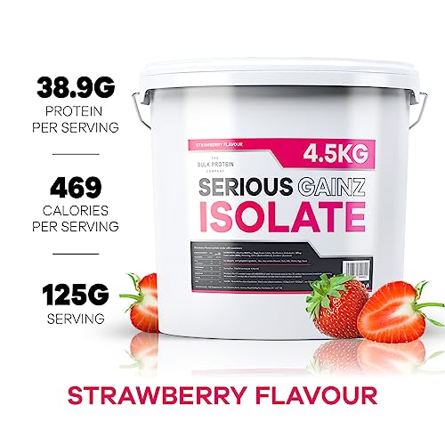 The Bulk Protein Company, Serious Gainz Isolate – 4.5kg – Whey Protein Powder The Bulk Protein Company buy supplements canada