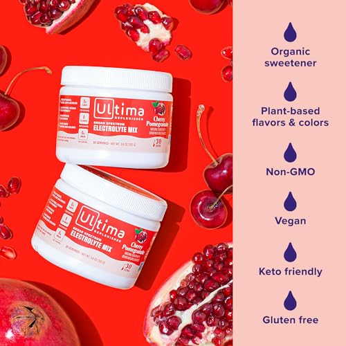 New Ultima Hydrating Electrolyte Powder, Cherry Pomegranate, 30 Servings 3.6 oz Ultima Replenisher buy supplements canada