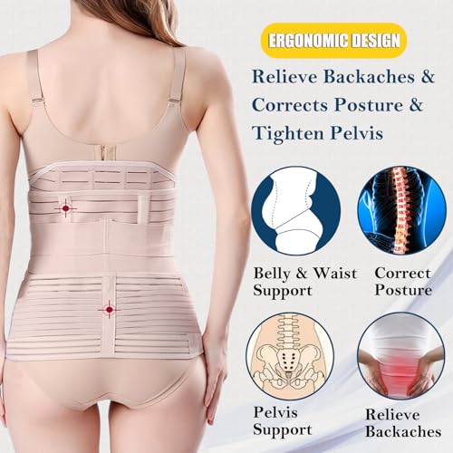 ChongErfei 3 in 1 Postpartum Support - Recovery Belly/waist/pelvis Belt Shapewear Slimming ChongErfei buy supplements canada