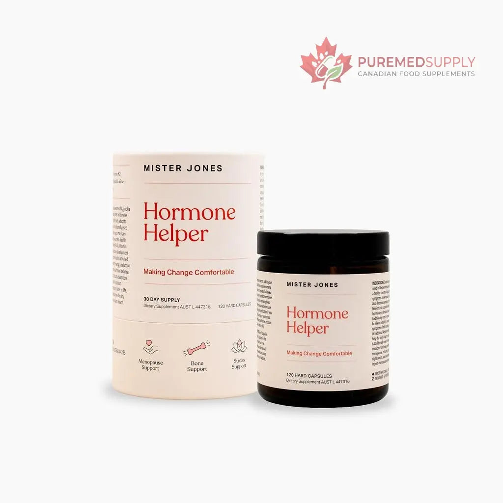 Mister Jones Hormone Helper – Women’s Daily Wellness Support – Adaptogenic & Nutrient Blend for Energy, Mood & Natural Vitality – Female Wellbeing Formula Mister Jones buy supplements canada