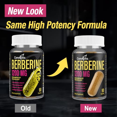 Berberine Supplement 1200mg Berberine HCL - High Bioavailability Microbeadlet Complex Canarata buy supplements canada