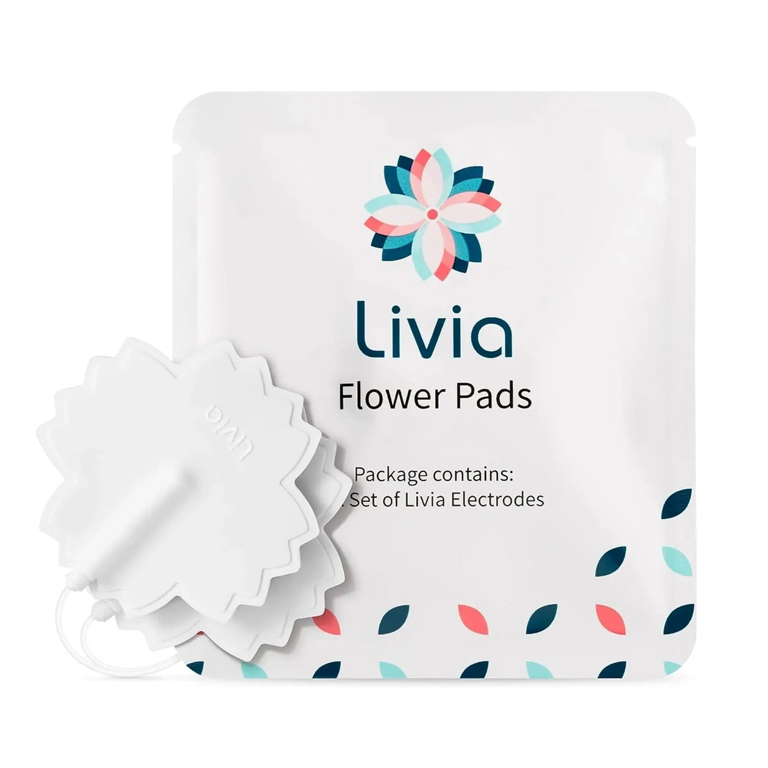 Livia Flower Pads | Electrodes Menstrual Pain Relief Device | Compact, Lightweight, Discreet | Skin-Friendly & Easy to Apply | 1 Set of Electrodes Livia buy supplements canada