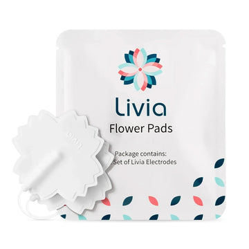 Livia Flower Pads | Electrodes Menstrual Pain Relief Device | Compact, Lightweight, Discreet | Skin-Friendly & Easy to Apply | 1 Set of Electrodes Livia buy supplements canada