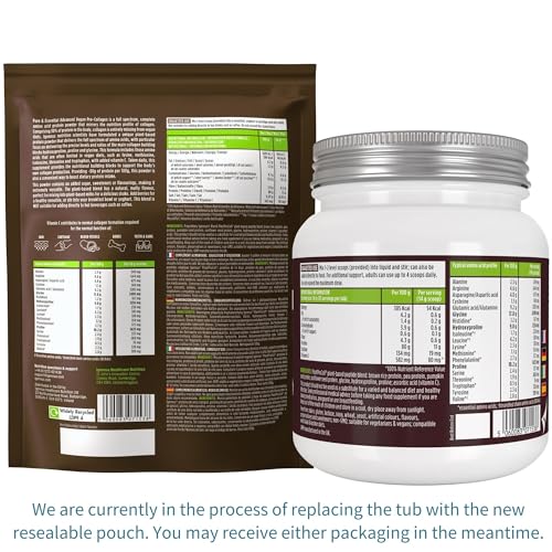 Vegan Collagen Powder, Plant-Based Peptide Protein Supplement with Glycine, 21 Amino Acids & Vitamin C, Complete Collagen Igennus Healthcare Nutrition buy supplements canada