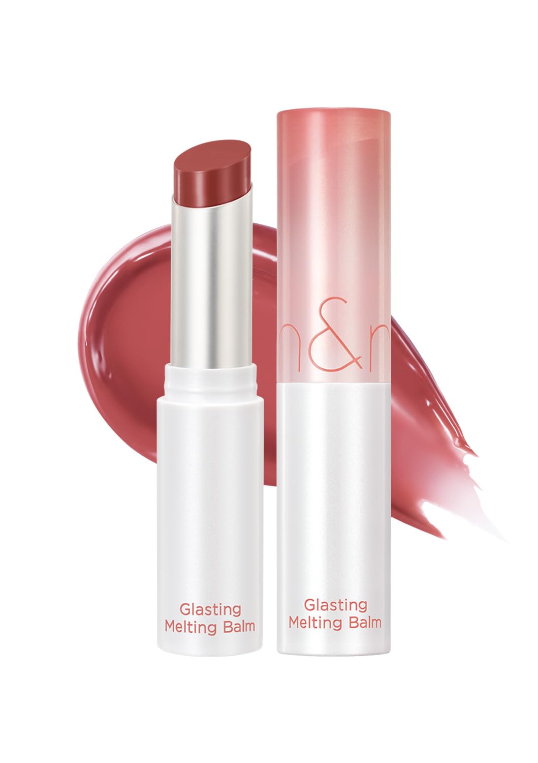 rom&nd GLASTING MELTING BALM #06 Kaya Fig - Vegan K-Beauty Tinted Lip Balm for Crystal Water-Gloss Shine, Deep Hydration & MLBB Rosy Nude Color | Non-Sticky, Long-Lasting Comfort for All Ages rom&nd buy supplements canada