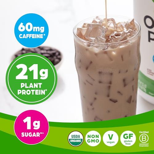 Orgain Organic Vegan Protein Powder, Iced Coffee - 21g Plant Based Protein, Gluten Free Orgain buy supplements canada