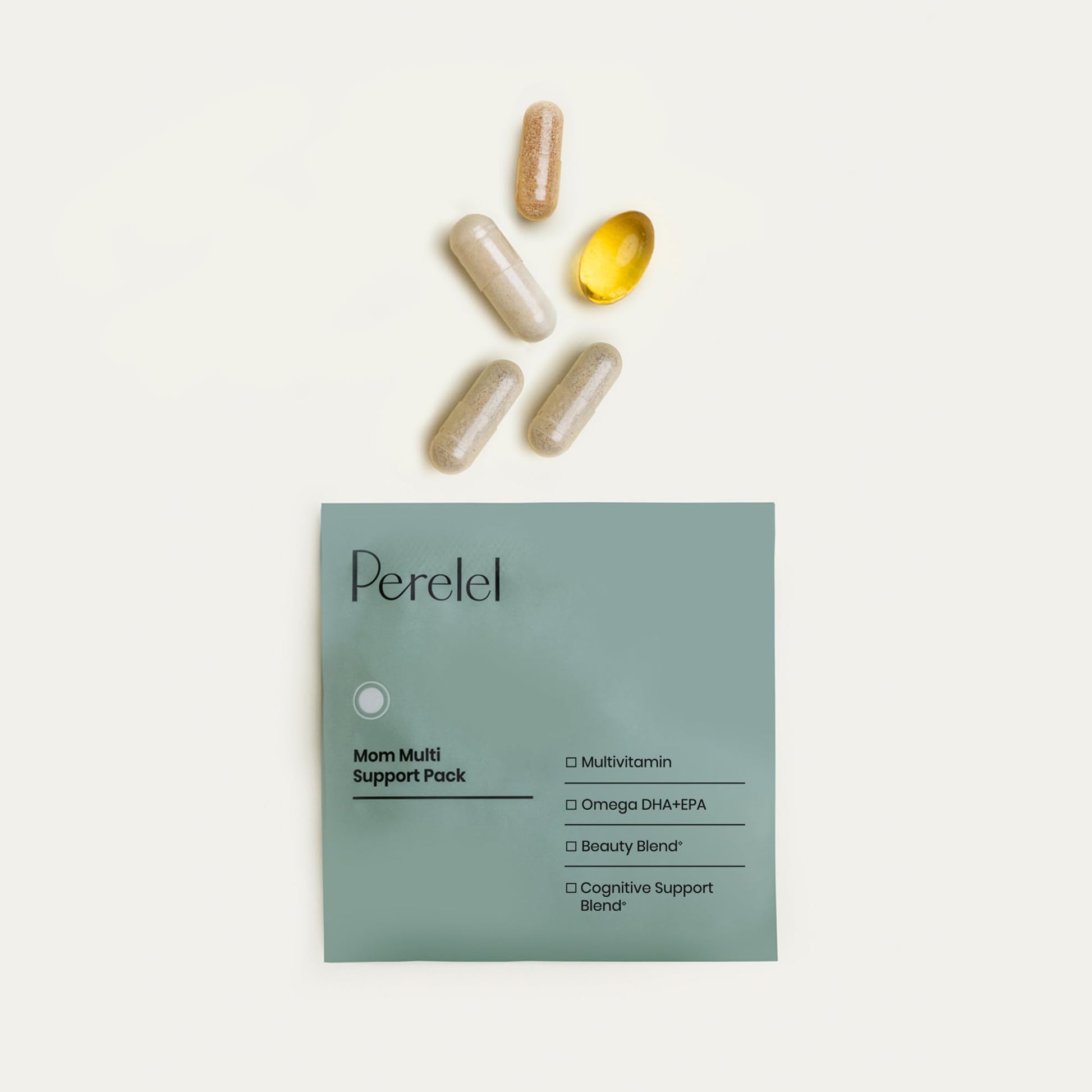 Perelel Mom Multi Support Pack, Postnatal Vitamins for Women with Omega 3 Dha, Iron, Collagen, & Vitamin B12 to Support Postpartum Health Perelel buy supplements canada