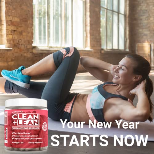 Clean+Lean-Organic Fat Burner by FitFarm USA - Worlds First Organic Fat Burner Supports FIT FARM USA buy supplements canada