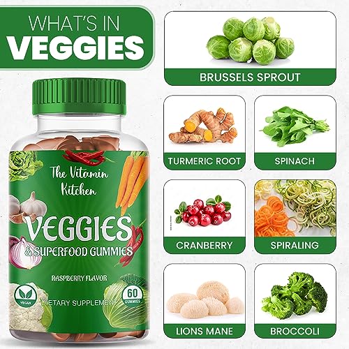 The Vitamin Kitchen Fruit and Veggies Gummies-120 Chews 60 Super Fruits The Vitamin Kitchen buy supplements canada