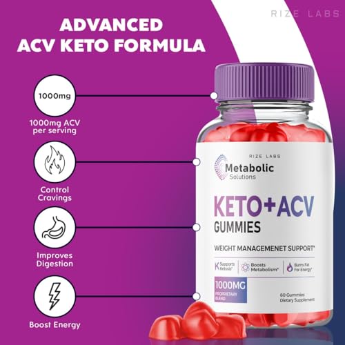 (2 Pack) Metabolic Solutions Keto ACV Gummies, Metabolic Solutions Keto+ACV Gummies rize labs buy supplements canada