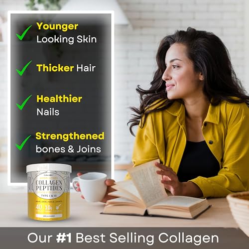 100% Pure Hydrolysed Collagen Peptides Powder - 400g Tub | Halal & Grass-Fed Bovine Collagen CLN Labs buy supplements canada