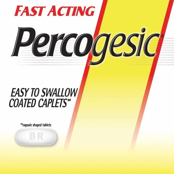 Percogesic Original Pain Relief | Aspirin Free Fast Acting Relief | 90 Coated Caplets (4 Pack) Percogesic buy supplements canada