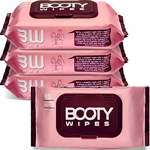 Booty Brand Wipes for Women - 320 Wipes for Adults | Premium Feminine - pH Balanced & Infused BOOTY WIPES buy supplements canada
