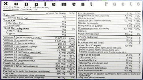 Youngevity Ultimate Classic® - Mega Multi-Vitamin & Mineral Complex - 16 Vitamins, 70+ Minerals, 12+ Amino Acids, Grape Seed, CoQ10, and More - Highly Absorbable Liquid (32 Fl Oz - Pack of 1) Youngevity buy supplements canada