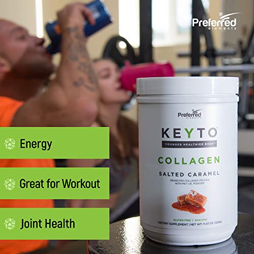 Keto Collagen Protein Powder with MCT Oil – Keto and Paleo Friendly Pure Grass Fed Preferred Elements buy supplements canada