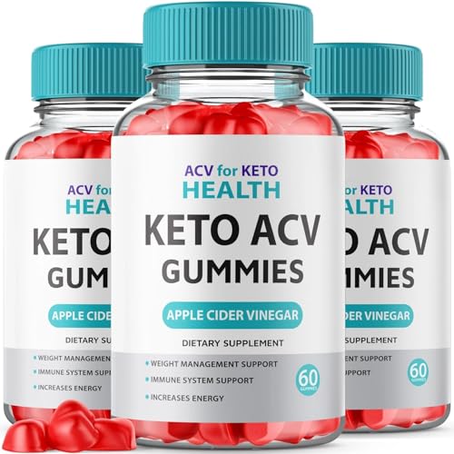 (3 Pack) ACV for Keto Health - Premium Apple Cider Vinegar Gummies – Natural Detox Hidden Elixir buy supplements canada