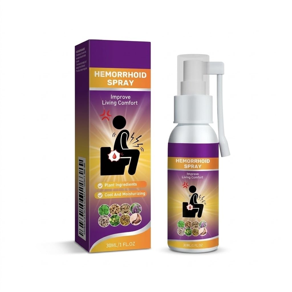 Herbal hemorrhoid Spray relieves Anal Swelling, Pain, itching, discomfort, Repair Meat Ball Broken hemorrhoid Nursing Spray,30ML/1 FL.OZ Aus Healthcare buy supplements canada