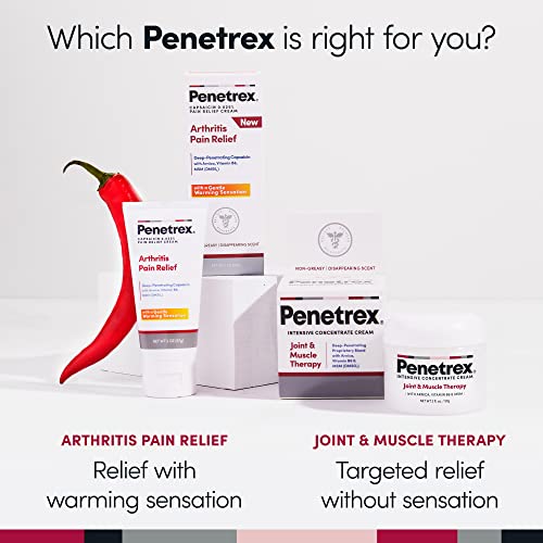 Penetrex Arthritis Warming Pain Relief Cream - Deep Penetrating Capsaicin with Arnica, Vitamin B6 & MSM(DMSO2) - Apply to Hands, Wrists, Feet, Knees, Elbows and Other Affected Areas, 2 oz Penetrex buy supplements canada