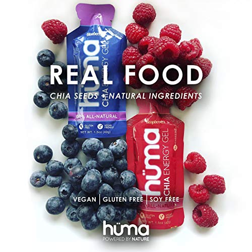 Huma Chia Energy Gel, Variety 12 Pack - Stomach Friendly, Real Food Energ HÜMA CHIA ENERGY GEL buy supplements canada